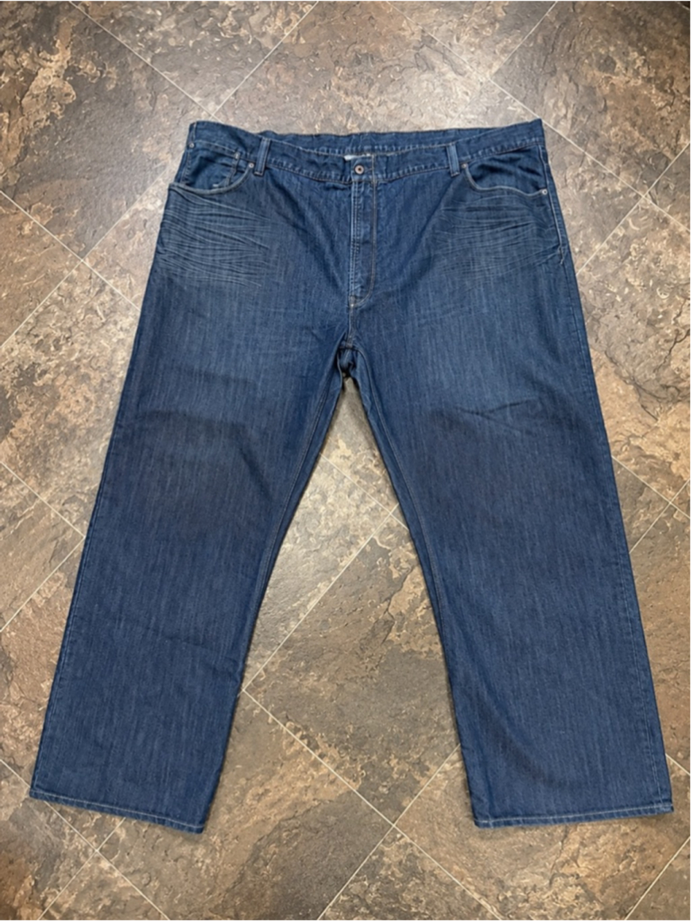 Levi’s 559 Relaxed Straight Jeans Men’s 52x32 Dark Wash Big & Tall